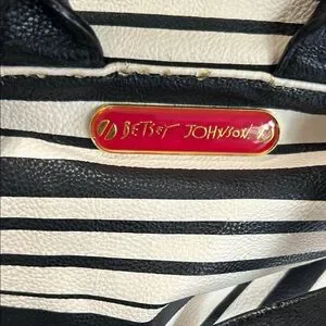 Betsey Johnson | Bags | Betsy Johnson Striped Backpack With  display picture 3